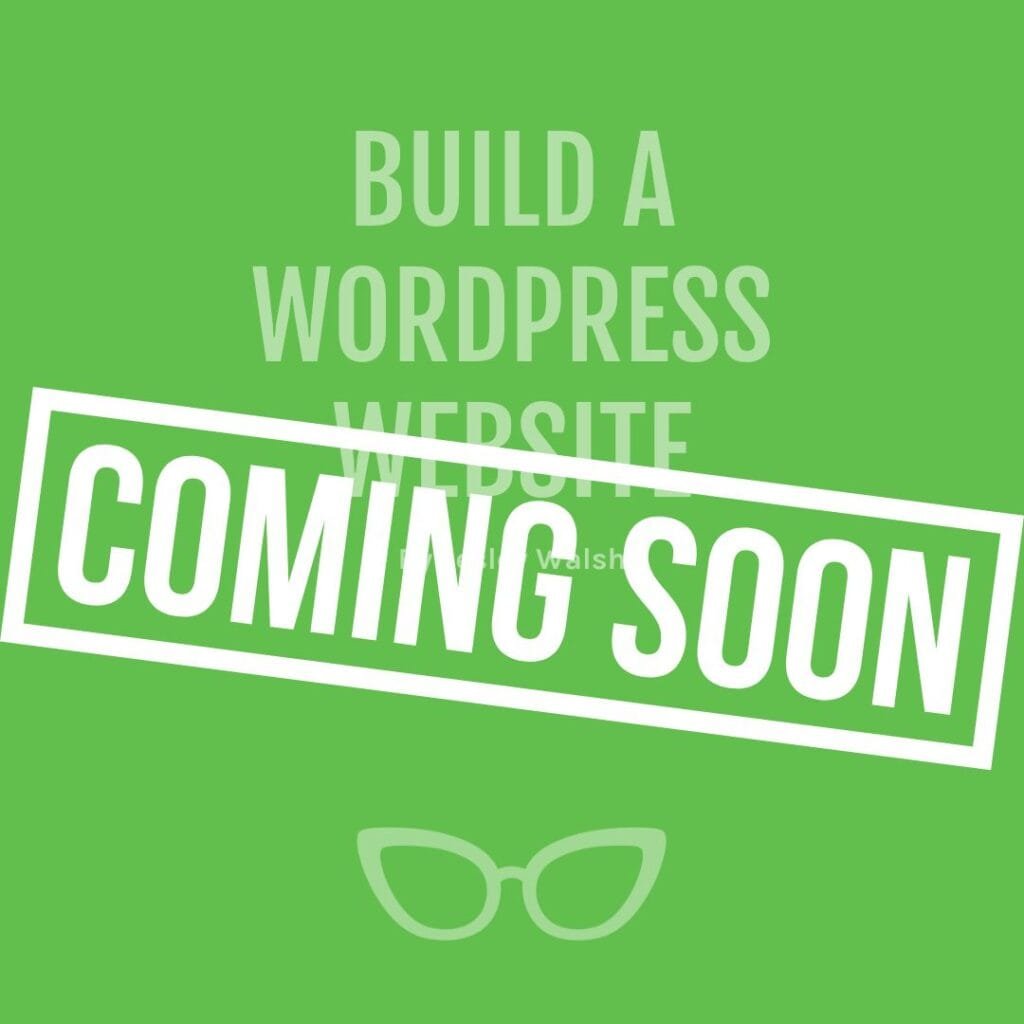 build a wordpress website coming soon - coming soon