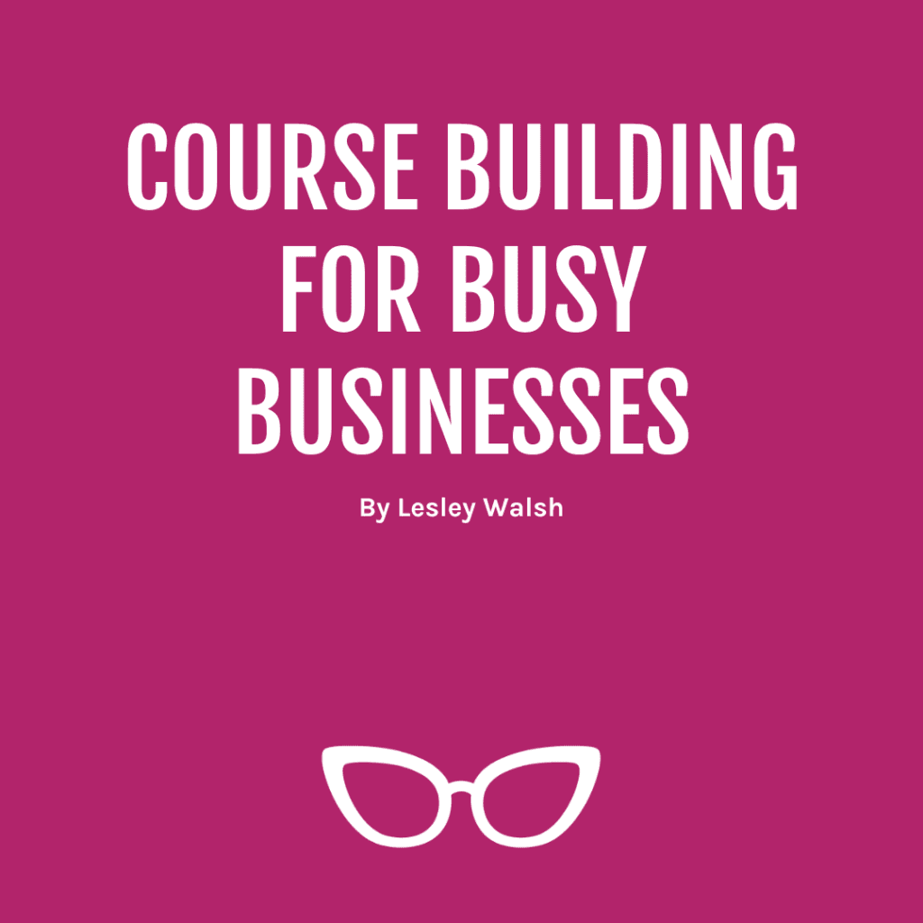 Course Building for Busy Businesses Logo